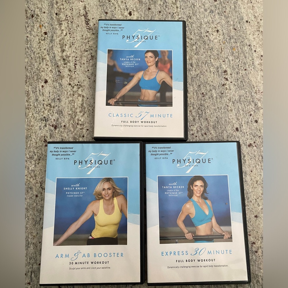 Like new Physique57 barre dvds